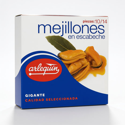 Mejillones arlequin a domicilio – Frutisano